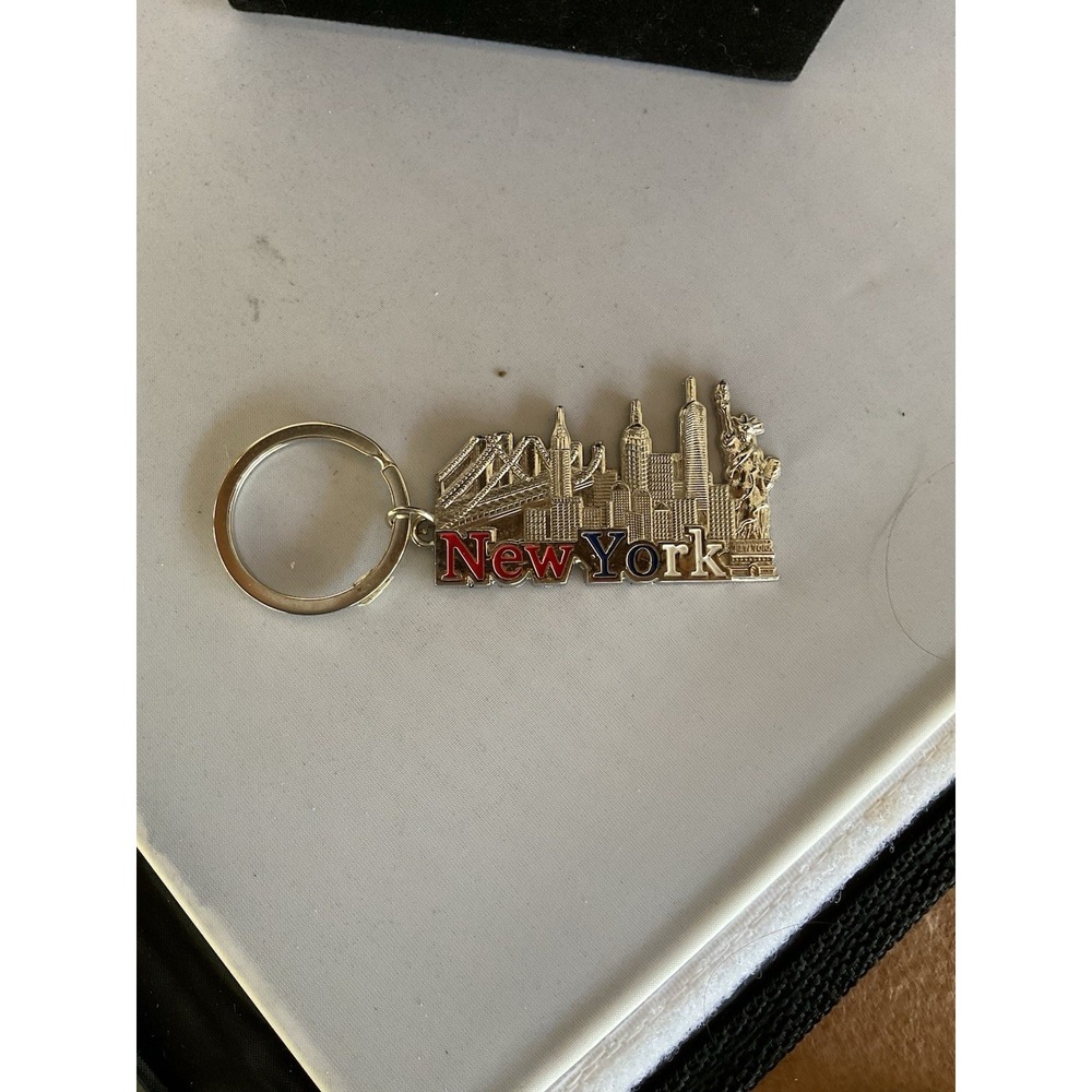 New York City Skyline Keychain Souvenir